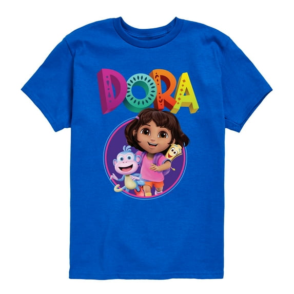 Dora The Explorer - Logo - Toddler And Youth Short Sleeve Graphic T-Shirt