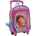 thumbnail image 1 of Dora The Explorer NICK. JR Small Rolling Backpack, Polyester, Purple (12 In), 1 of 2