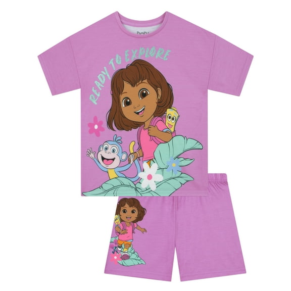Dora The Explorer Pajamas Purple Size 3T-8
