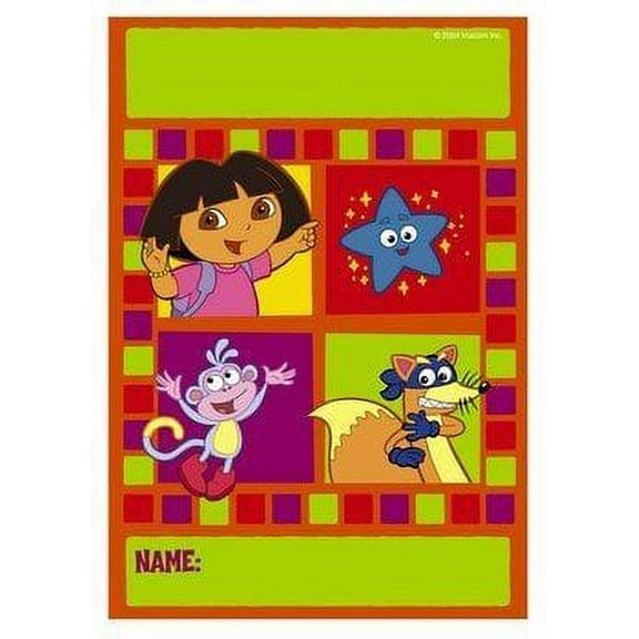 Dora The Explorer Party Treat Goodie Bag Loot Bag 8 Pc Set