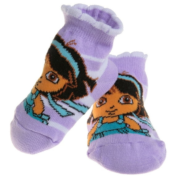 Dora The Explorer - Purple Baby Socks