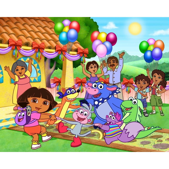 Dora The Explorer Swiper Boots Diego Cake Topper, by A Birthday Place