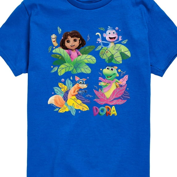 Dora The Explorer - Dora Leaves - Youth Boys Short Sleeve Graphic T-Shirt