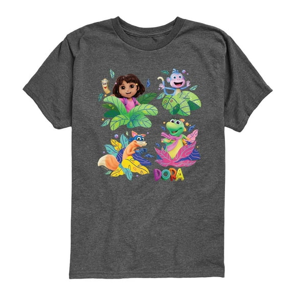 Dora The Explorer - Swiper, Isa, And Boots - Toddler And Youth Short Sleeve Graphic T-Shirt