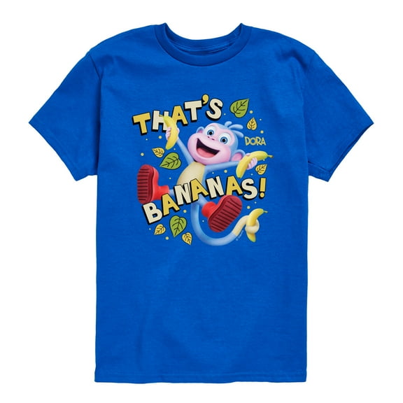 Dora The Explorer - Thats Bananas - Toddler And Youth Short Sleeve Graphic T-Shirt