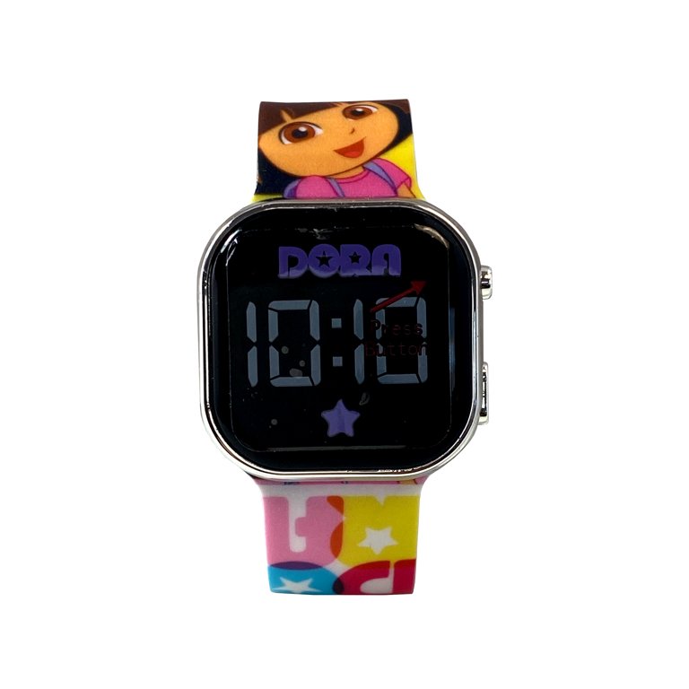 dora Dora The Explorer Unisex Childrens LED Watch With Square Caseand