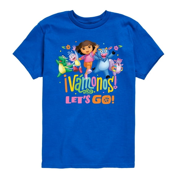 Dora The Explorer - Vamonos Lets Go - Toddler And Youth Short Sleeve Graphic T-Shirt