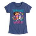 thumbnail image 1 of Dora The Explorer - We Did It - Toddler And Youth Girls Fitted Short Sleeve Graphic T-Shirt, 1 of 4