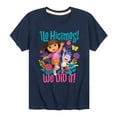 thumbnail image 1 of Dora The Explorer - We Did It - Toddler And Youth Short Sleeve Graphic T-Shirt, 1 of 4