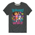 thumbnail image 1 of Dora The Explorer - We Did It - Toddler And Youth Short Sleeve Graphic T-Shirt, 1 of 4