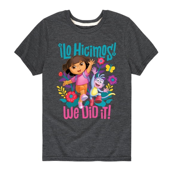 Dora The Explorer - We Did It - Toddler And Youth Short Sleeve Graphic T-Shirt