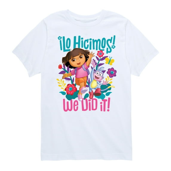 Dora The Explorer - We Did It - Toddler And Youth Short Sleeve Graphic T-Shirt