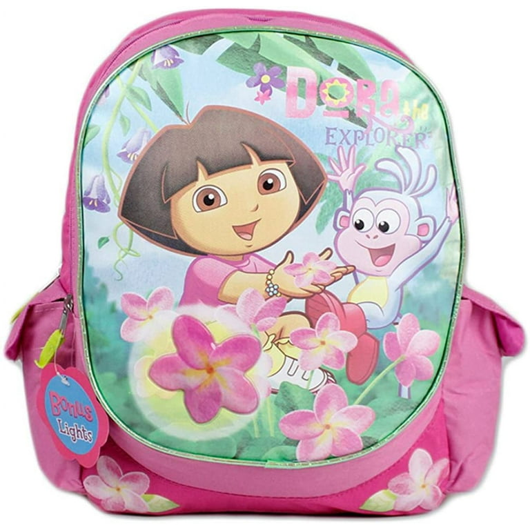 Dora and Boots - Flower Field - Large Backpack School (16 inch
