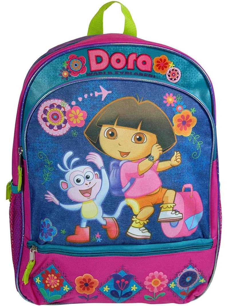 Dora and Boots Team Dancing Large Backpack (16 Inch) - Walmart.com
