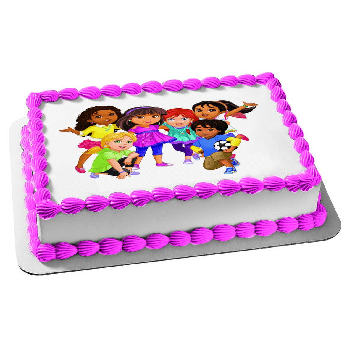 Omilut 11pcs Dora The Explorer Cake Topper Dora Birthday Party Cake Decor  Shine Dora Five-pointed Star Decor Supplies - Cake Decorating Supplies -  AliExpress