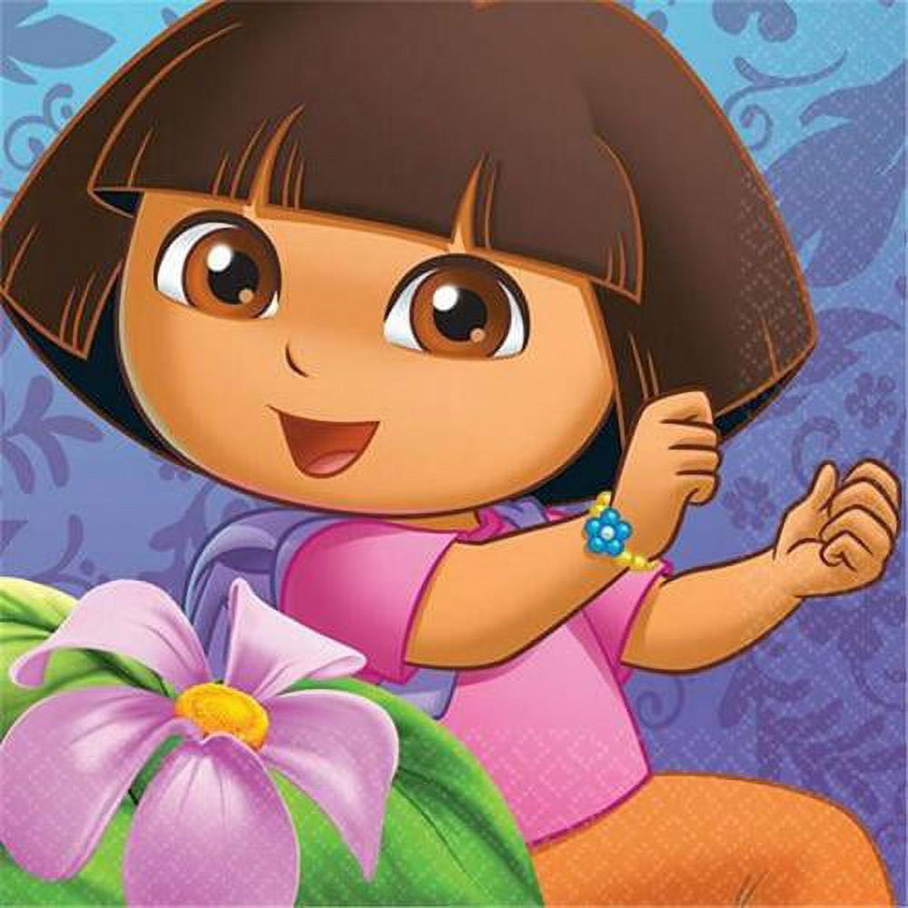 Dora's Flower Adventure Beverage Napkins - Party Supplies