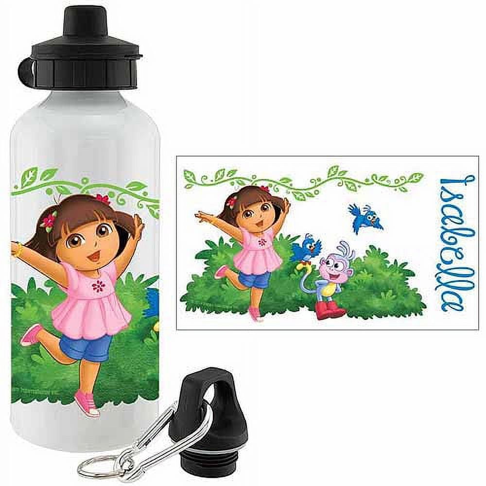 Dora the Explorer 20 oz White Plastic Water Bottle