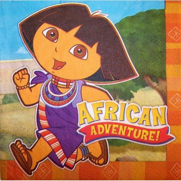 Dora the Explorer 'African Adventure' Lunch Napkins (16ct)