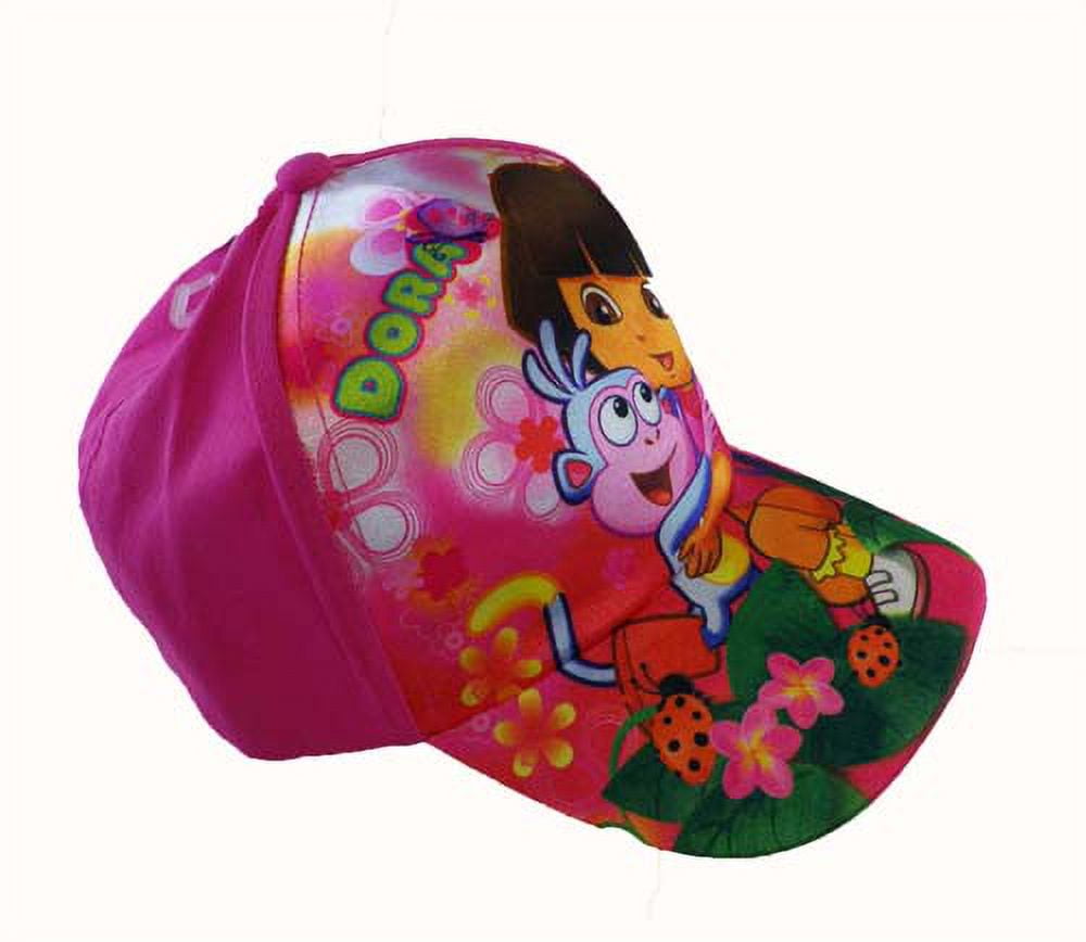 Dora the Explorer Baseball Cap Dora and Boots Hat (Pink)