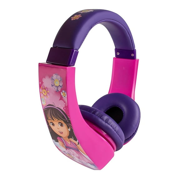 Dora the Explorer Children's Noise-Canceling Over-Ear Headphones, Multi-color, 30367