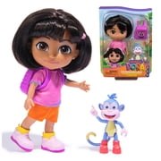 Dora the Explorer, Best Friends Dora & Boots Set, 6-inch Doll, Boots Figure & Accessories for Kids 3 and up