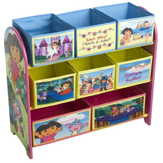Dora the Explorer Delta Luv Toy Organizer with Cloth Bins