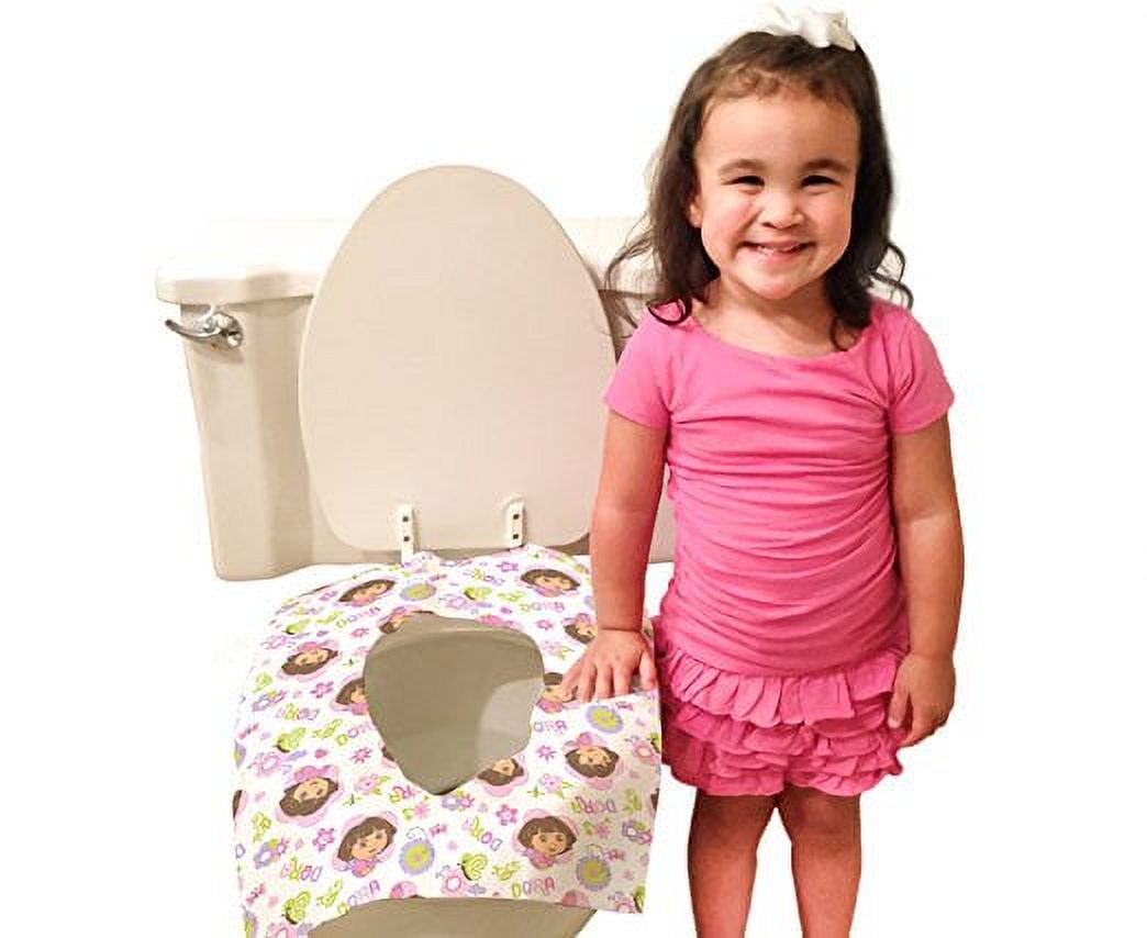 Dora the Explorer Disposable Toilet Seat Covers, 40 Count - image 1 of 6