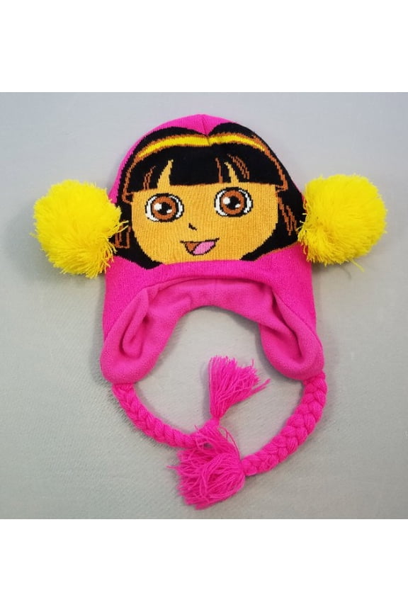 Dora the Explorer 'Dora' Peruvian Style Hat w/ Tassels (1 size, Child)