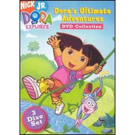 Pre-Owned Dora the Explorer: Dora's Ultimate Adventures DVD Collection [3 Discs] (DVD 0097368861848) directed by Ray Pointer
