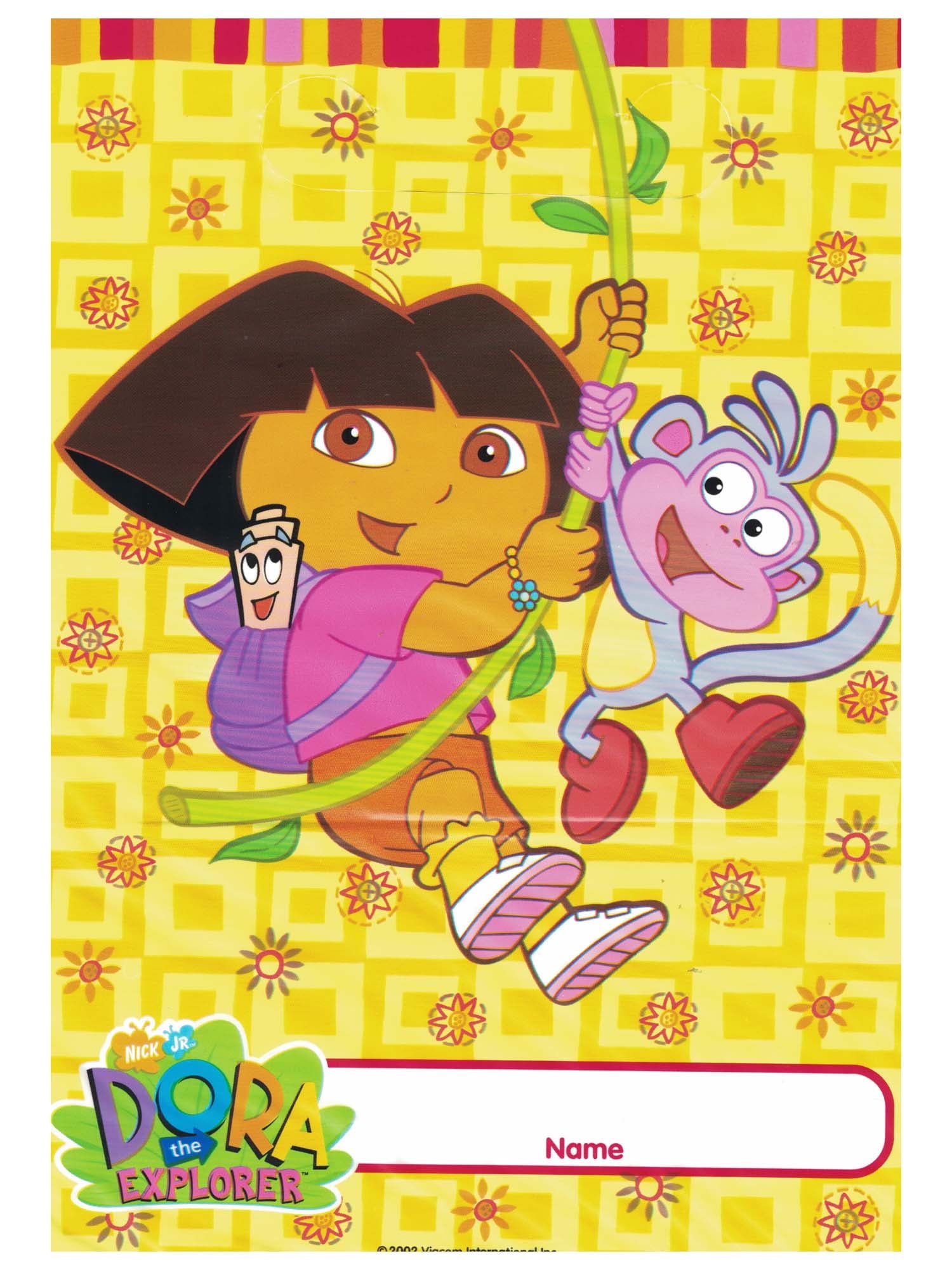 Dora the Explorer Fiesta Favor Bags, Multicolor, 8 Count