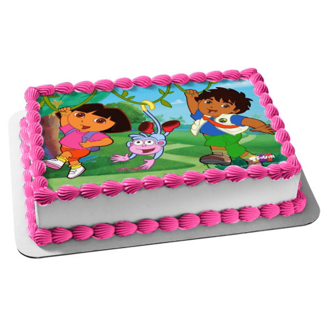 Fondant Diego and Dora Cake Topper Pictorial – Grated Nutmeg