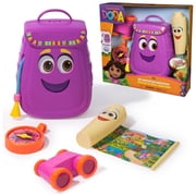 Dora the Explorer, My Adventure Backpack, with Collectible Map, Toy Binoculars & Compass, for Children 3 and up
