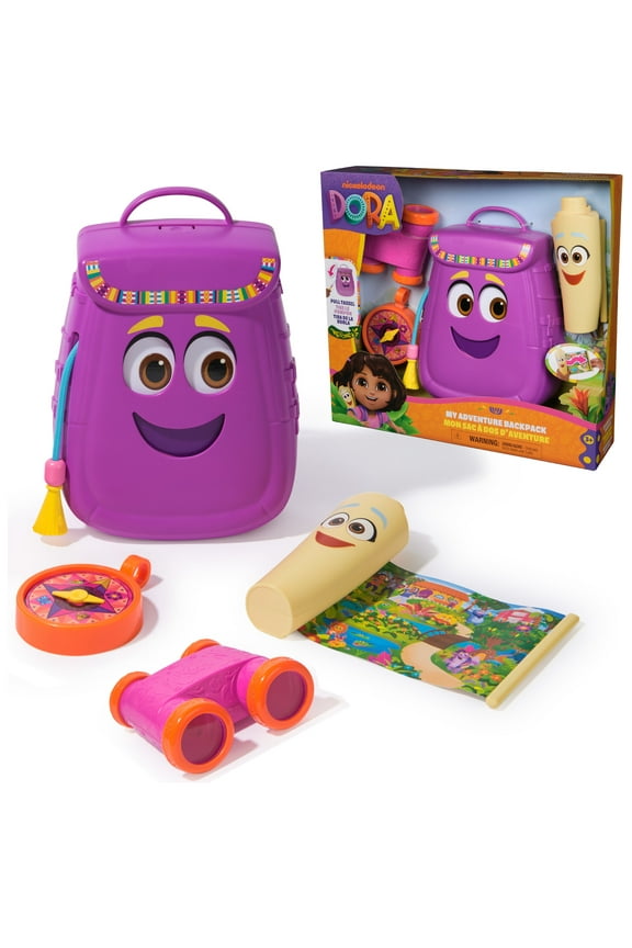 , My Adventure Backpack, with Collectible Map, Toy Binoculars & Compass, for Children 3 and up