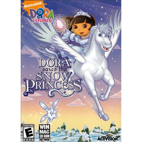 Dora the Explorer Saves the Snow Princess CD-Rom Software for PC & Mac