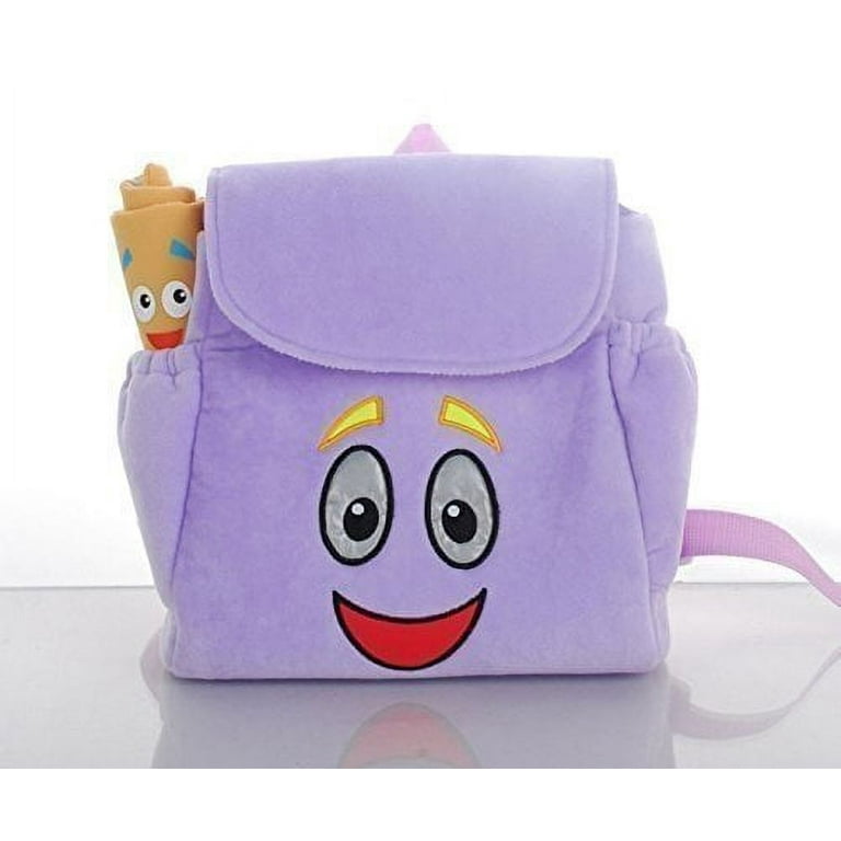 Dora the Explorer Soft Plush Backpack Rescue Bag, Purple - Walmart.com
