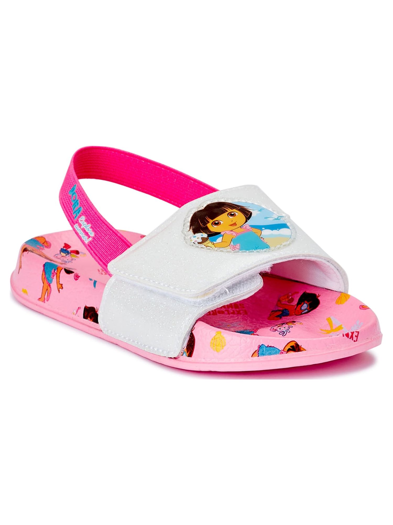 Dora the Explorer Toddler Girls' Beach Slide Sandals - image 1 of 6