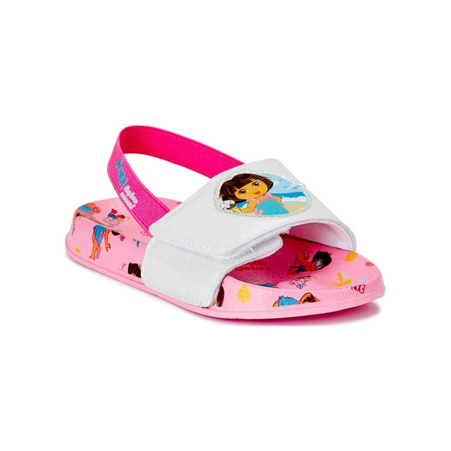 Dora the Explorer Toddler Girls' Beach Slide Sandals