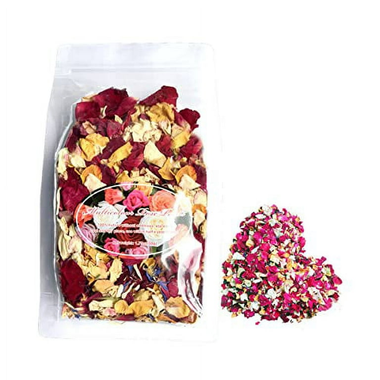 DoraMagic Dried Rose Petals, Real Natural Dried Rose Petals 1.75oz/50g for  Bath, Soap Making, Candle Making, Wedding, Confetti, DIY Crafts, Non Edible  