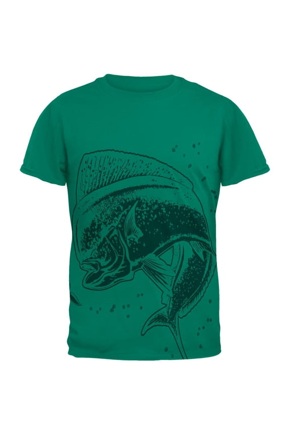 Dorado Mahi Mahi Dolphin Fish Mens T Shirt Jade Dome SM