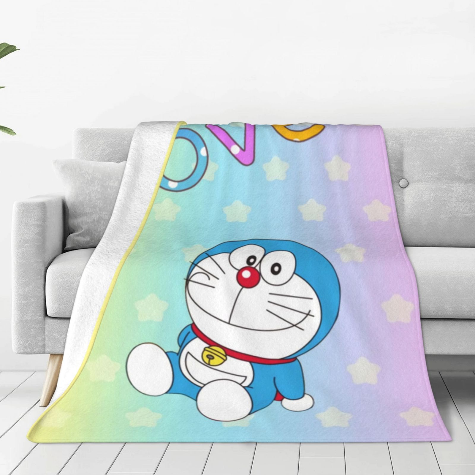 Doraemon Cute Anime Blanket, Gifts For Girls And Boys, Super Soft