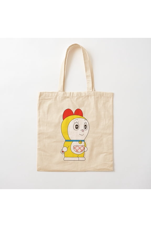 Doraemon T-Shirtdoraemon Canvas Tote Bags, Reusable Shopping Bag