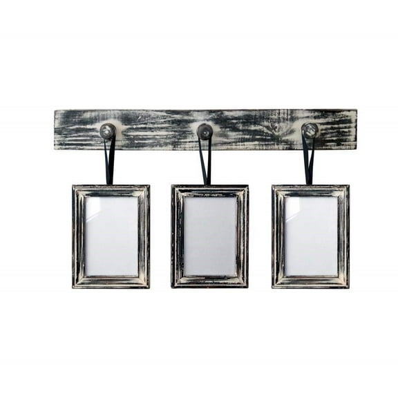 Delaware Wood Wall Frame 3 Photo Frames