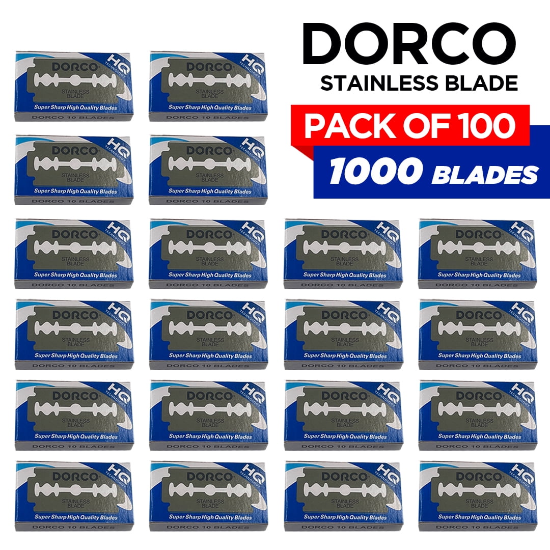 Dorco Platinum Extra Double Edge Razor Blades 100 Pack