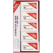 Dorco ST-301 Stainless Steel Razor Blades 100-Count Dispenser Pack