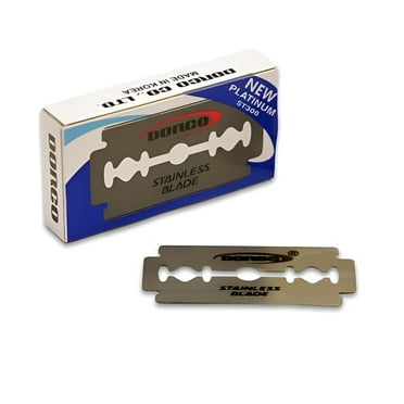 DORCO Platinum ST-300 Double Edge Razor Blades (blue)-10 Blade Pack