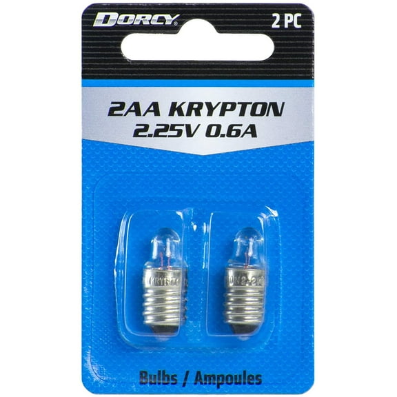 Dorcy 2AA-2.25-Volt, 0.6A Krypton Replacement Bulb, 2-Pack 41-1664