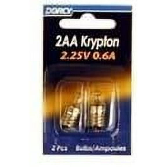 Dorcy Krypton Flashlight Bulb 2AA 2.25V Screw Base PR2222pk - Pack of 12