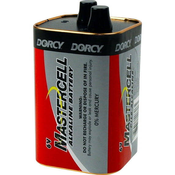 Dorcy 41-0806 Mastercell 6 Volt Alkaline Battery