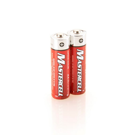 Dorcy 41-1622 Mastercell Long-Lasting AA-Cell Alkaline Manganese Battery, 2-Pack