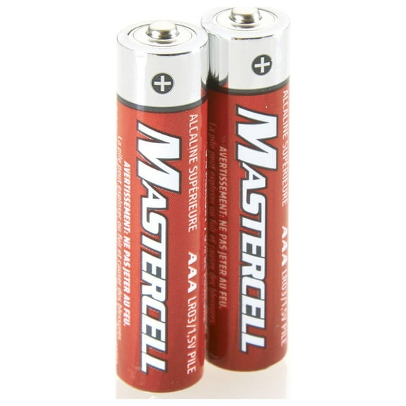 Dorcy 41-1623 Mastercell Long-Lasting AAA-Cell Alkaline Manganese Battery, 2-Pack